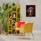 Stupell Industries Bouquet in Dog Vase Framed Floater Canvas Wall Art Design by Reinders